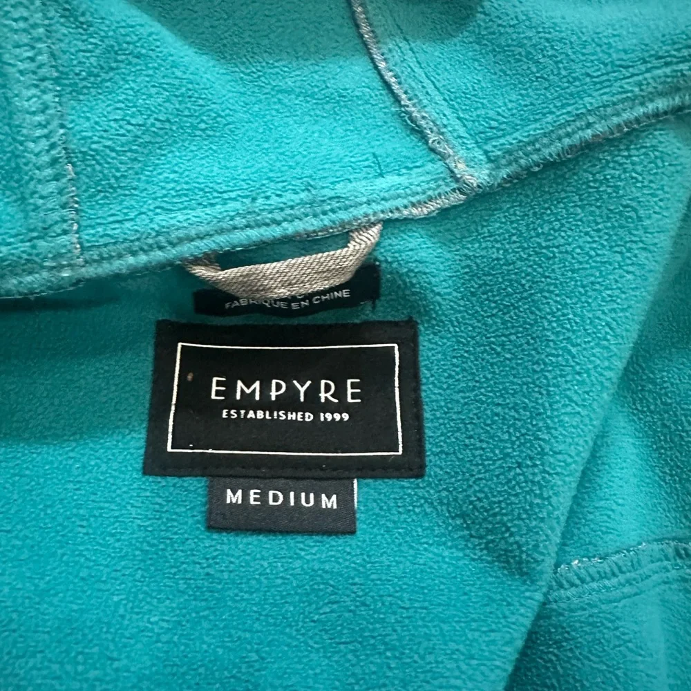 Empyre Gray and Teal Ski Jacket - Picture 3 of 6